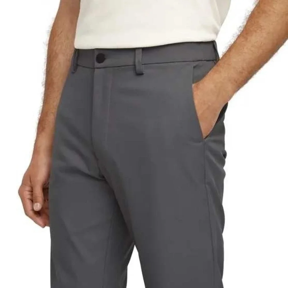 BANANA‎ REPUBLIC Commuter Flex Pants 40x30 Gray Travel Tech Performance Work NWT